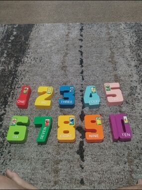 Vintage Sesame Numbers 1-10